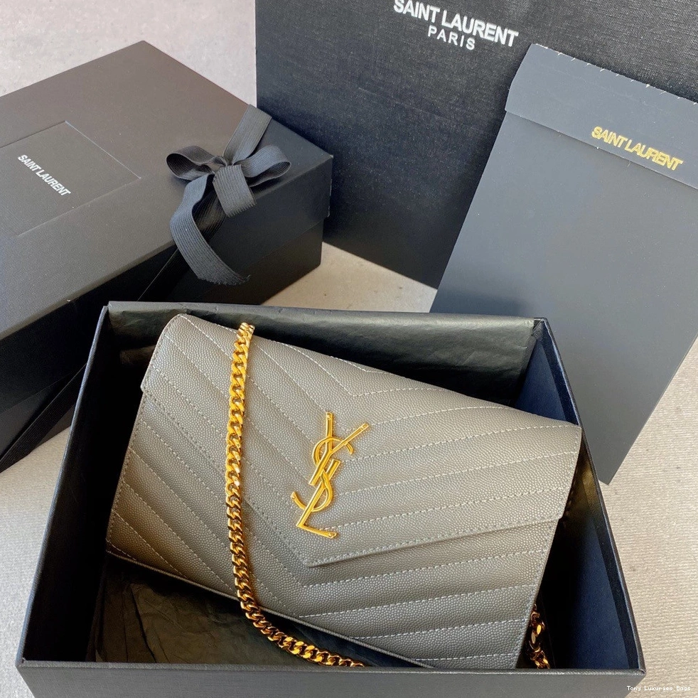Tony Luxuries YSL WALLET CHAIN CASSANDRE MATELASSÉ 0721